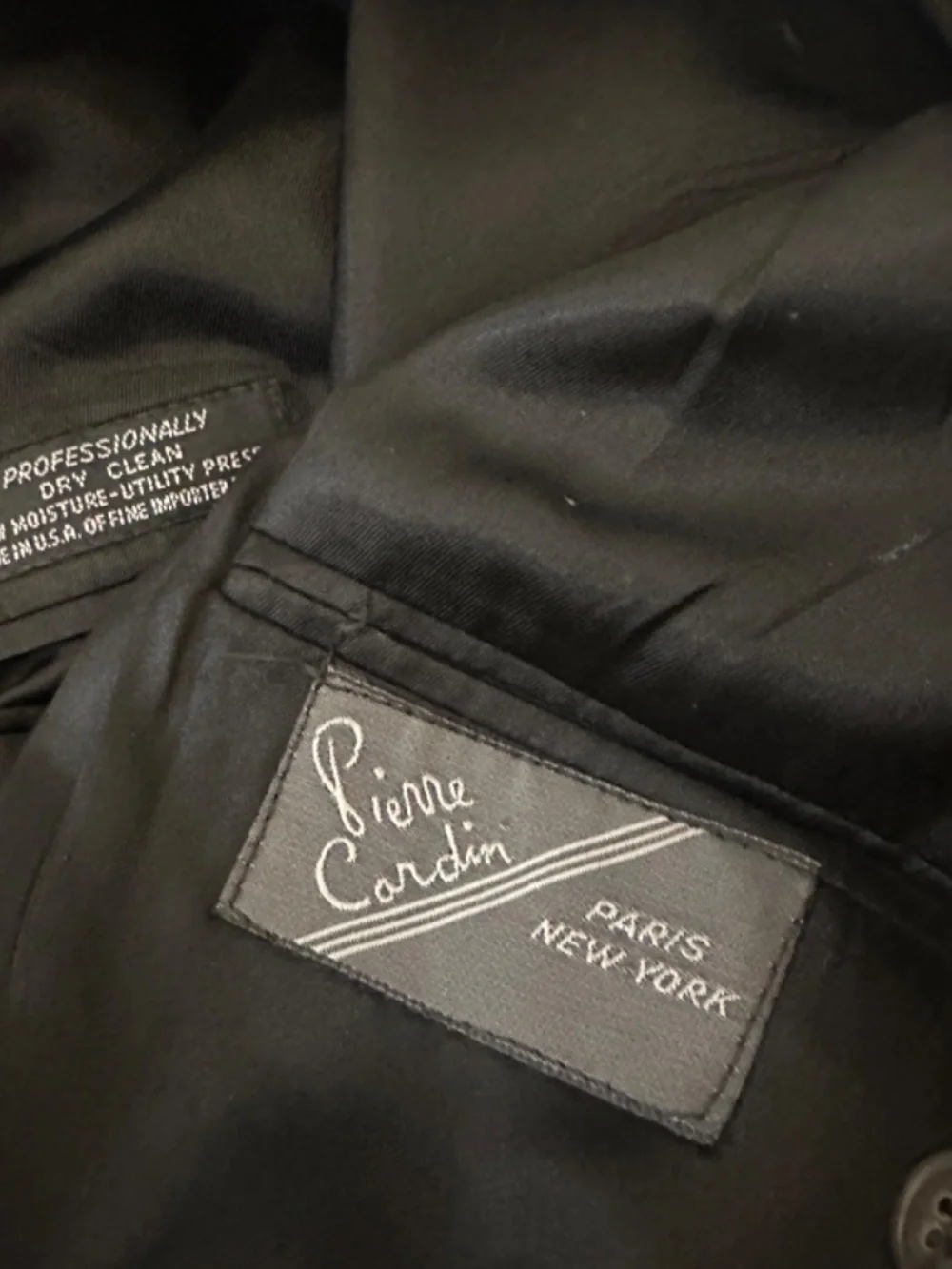 Pierre Cardin Full Suit ~46R no size tag Pants 36